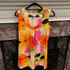 Trina Turk multi color sheath dress